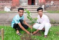 ছাত্রনেতা জামশেদ-তারিফের উদ্যোগে শহীদুল্লাহ্ হলে বৃক্ষরোপণ
